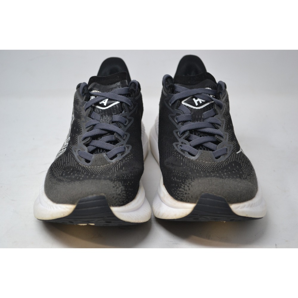 Hoka One One Mach 6 Womens Size 8 B Shoes Black Running Sneaker 1147810 BWHT Gym - Picture 2 of 14